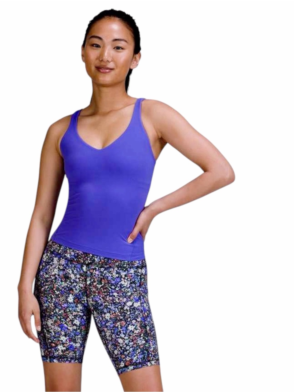 Lululemon – Align High-Rise Short 8” w/ Pockets – Flower Burst Multi – Size 4